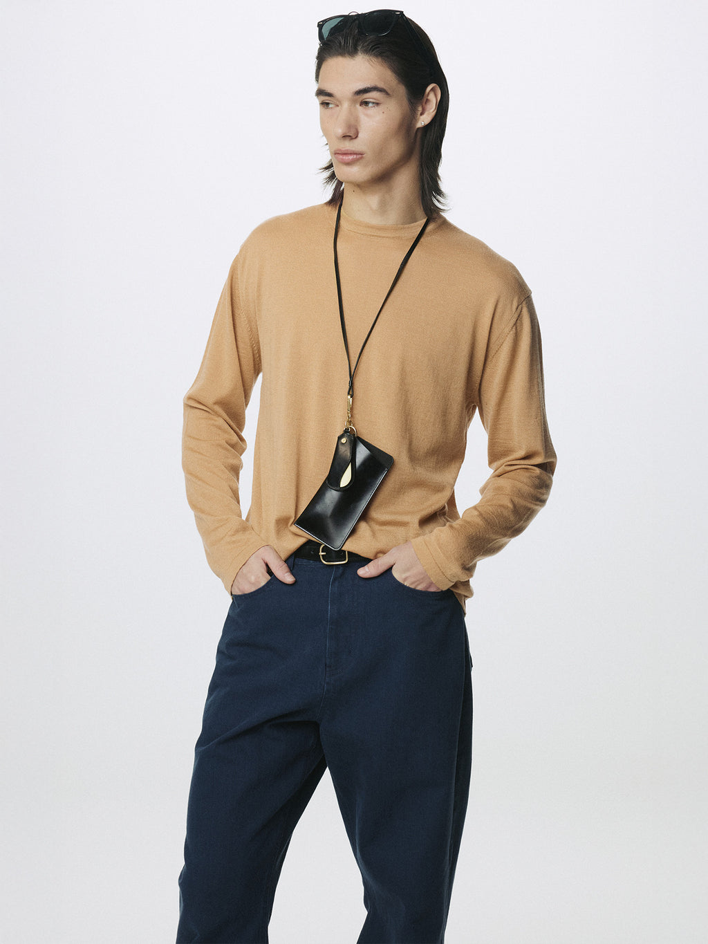 Tonywack - Feather-Weight Wool Longsleeve Knit (Custard Beige) product image 5 | TRAB K-Fashion Australia
