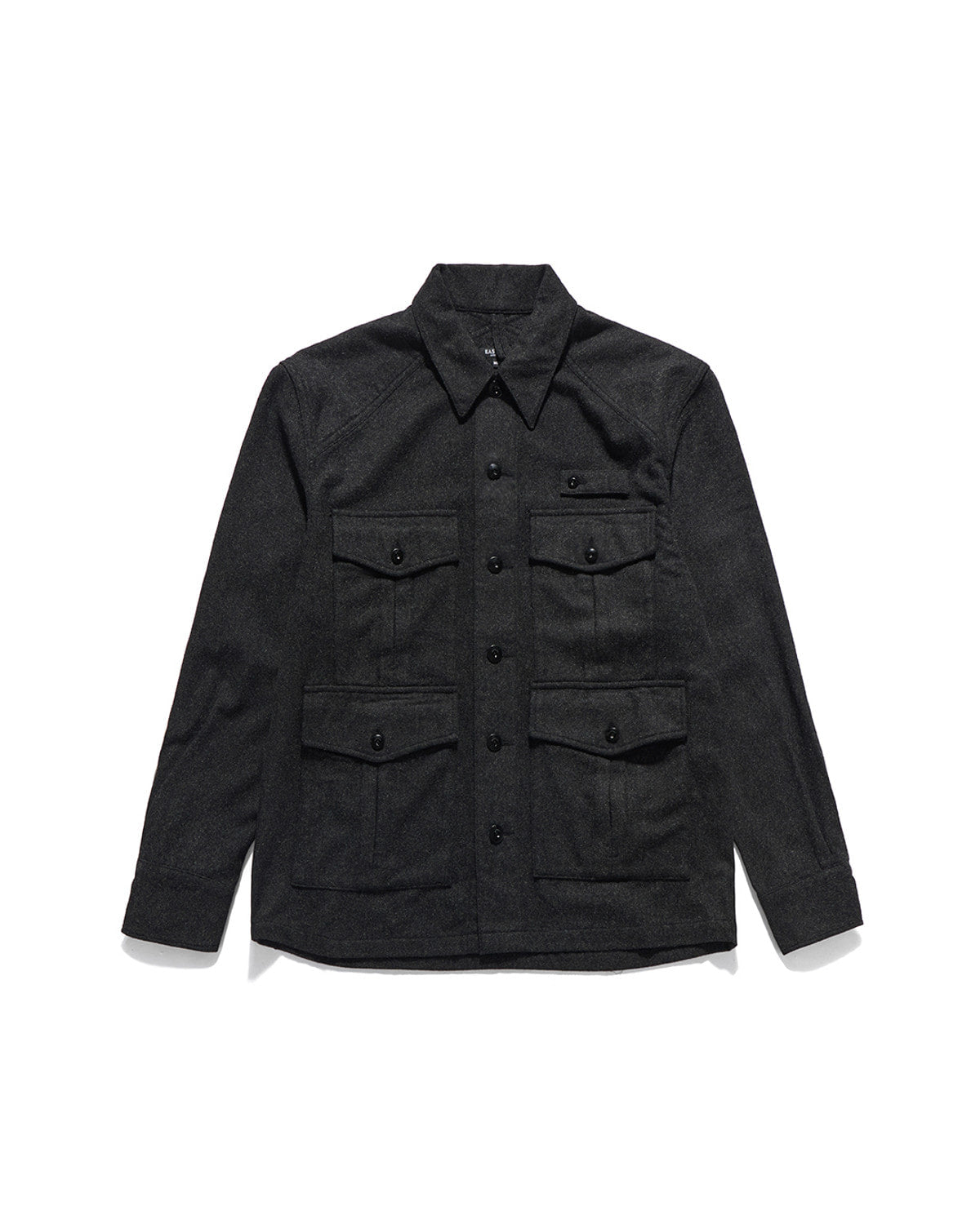 Eastlogue - Safari Field Shirts Jacket (Charcoal Wool) product image 5 | TRAB K-Fashion Australia