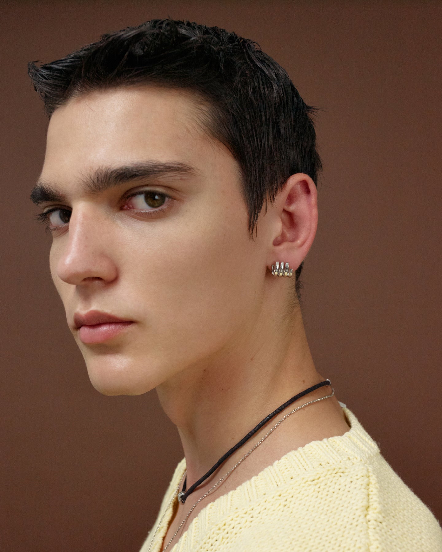 Numbering - Flat Coil Earrings #4105 product image 1 | TRAB K-Fashion Australia