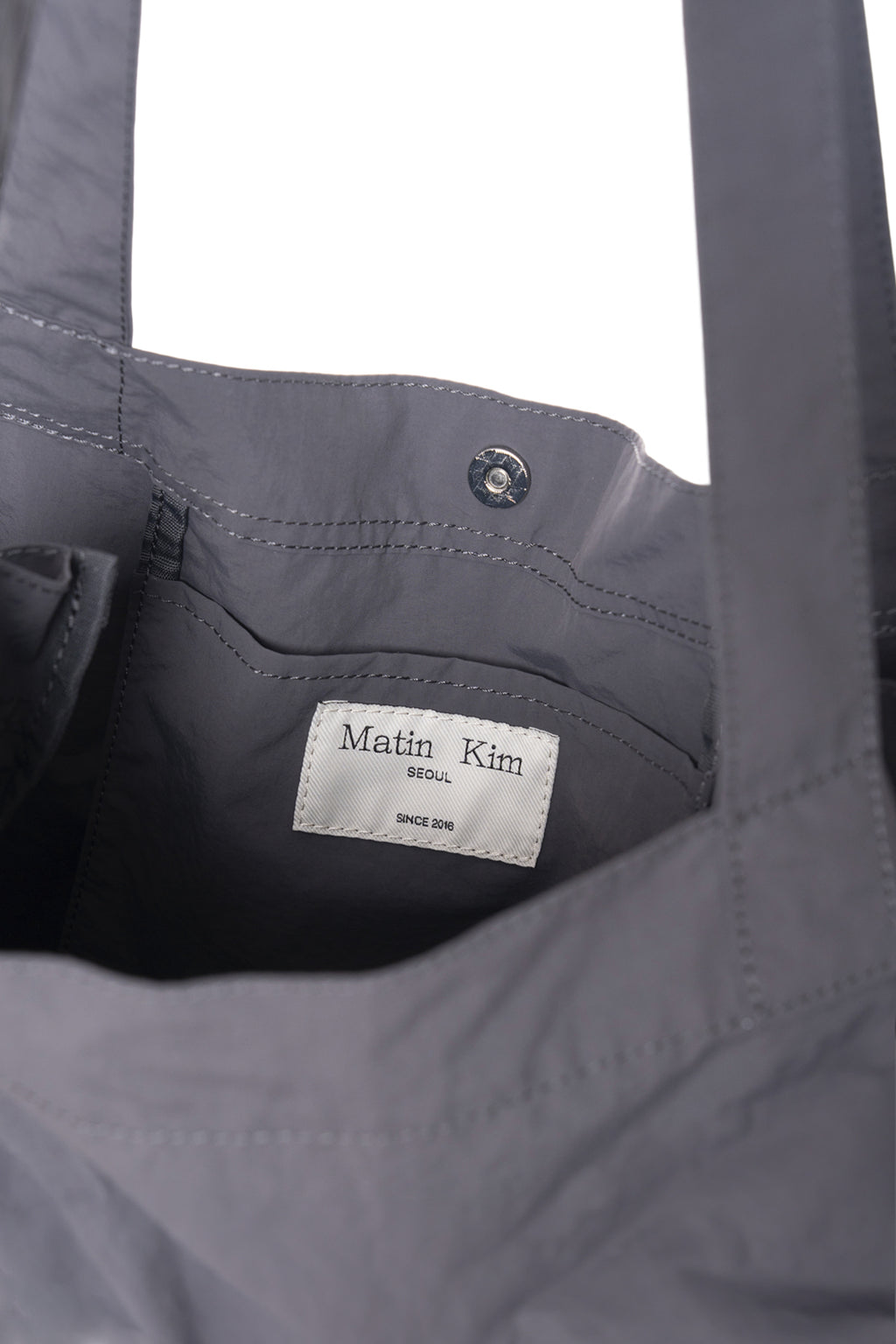 Matin Kim - Matin Fabric Big Ecobag (Charcoal) product image 5 | TRAB K-Fashion Australia