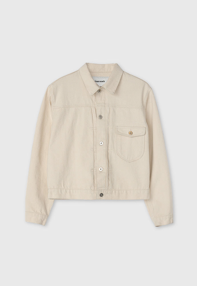 Tonywack - Denim Trucker Jacket 01 (Ecru) product image 7 | TRAB K-Fashion Australia