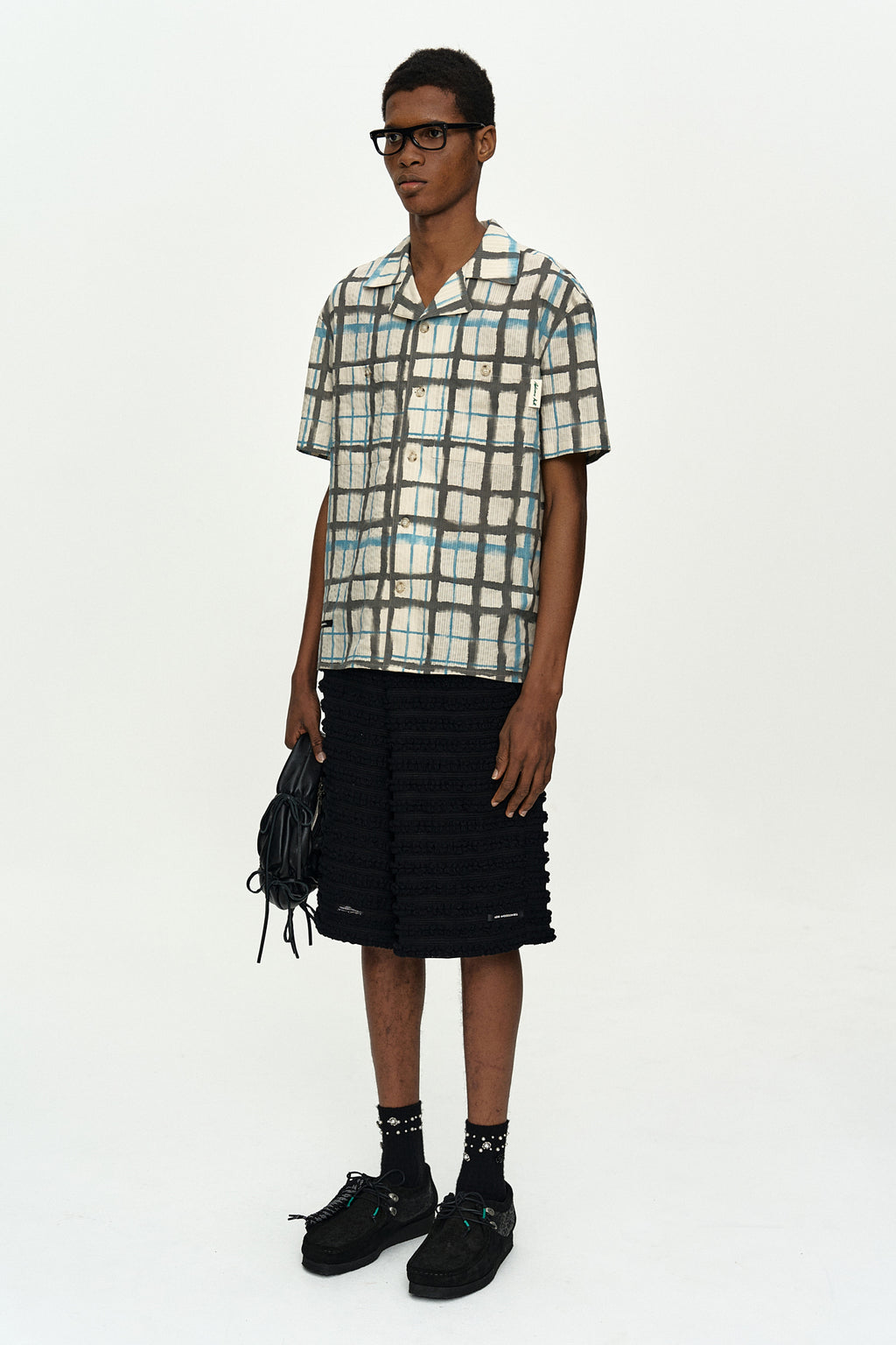 Andersson Bell - Kenley Knitted Shorts (Black) product image 2 | TRAB K-Fashion Australia