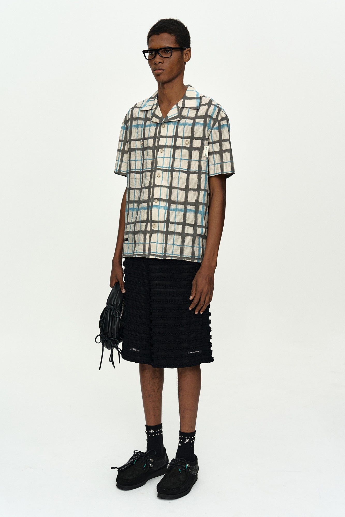 Andersson Bell - Kenley Knitted Shorts (Black) product image 2 | TRAB K-Fashion Australia