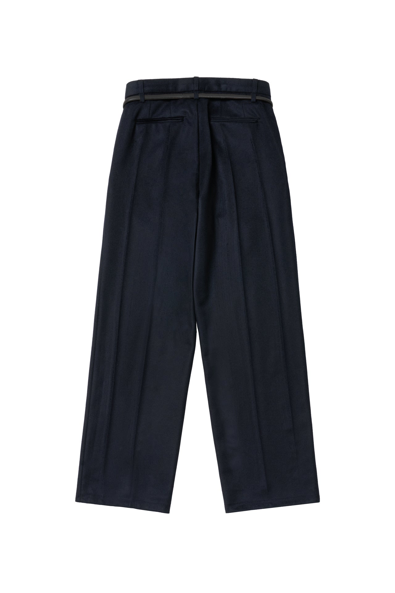 STU - Crease Belt Slacks In Cashmere (Navy) product image 12 | TRAB K-Fashion Australia