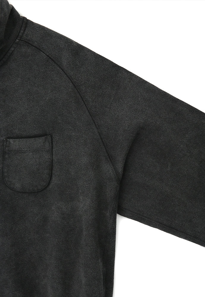 Art if acts - Garment Dyed Half Zipup Sweat (Faded Charcoal) product image 12 | TRAB K-Fashion Australia
