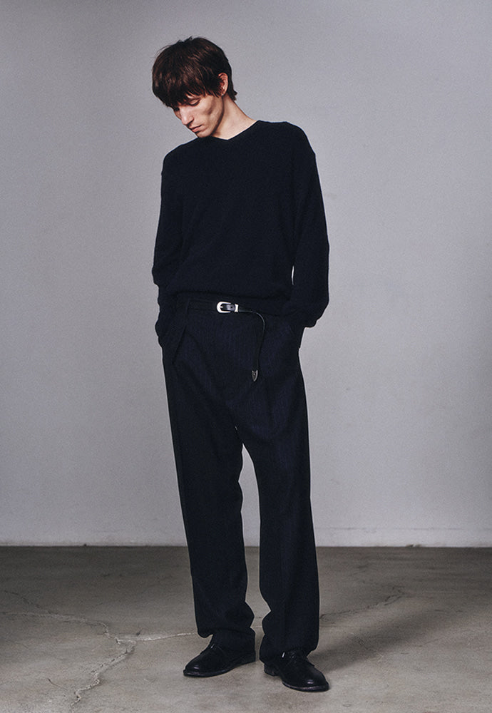 Art if acts - Cashmere V-Neck Knit (Dark Navy) product image 5 | TRAB K-Fashion Australia
