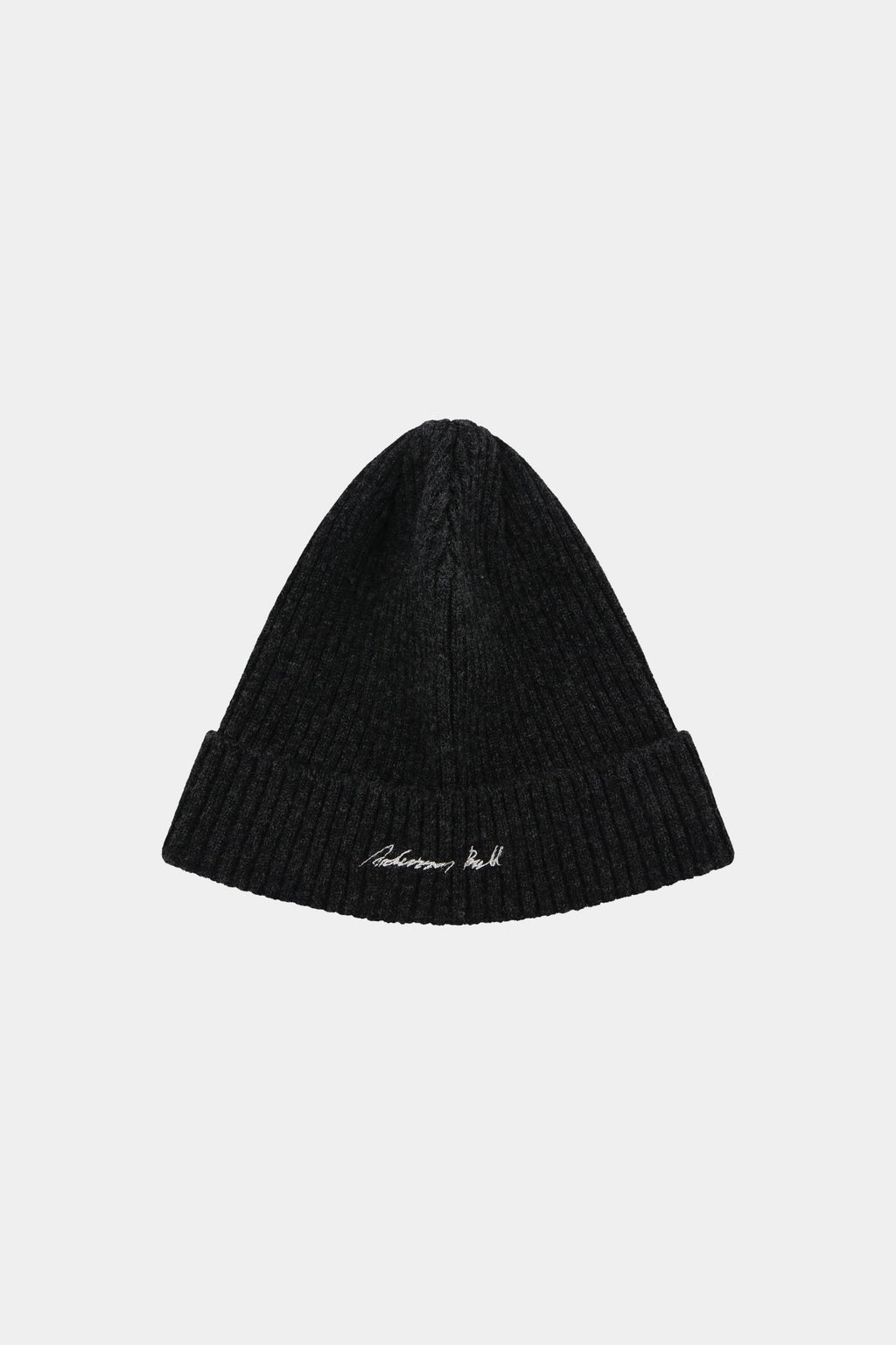 Andersson Bell - Unisex Logo Wool Beanie (Charcoal) product image 5 | TRAB K-Fashion Australia