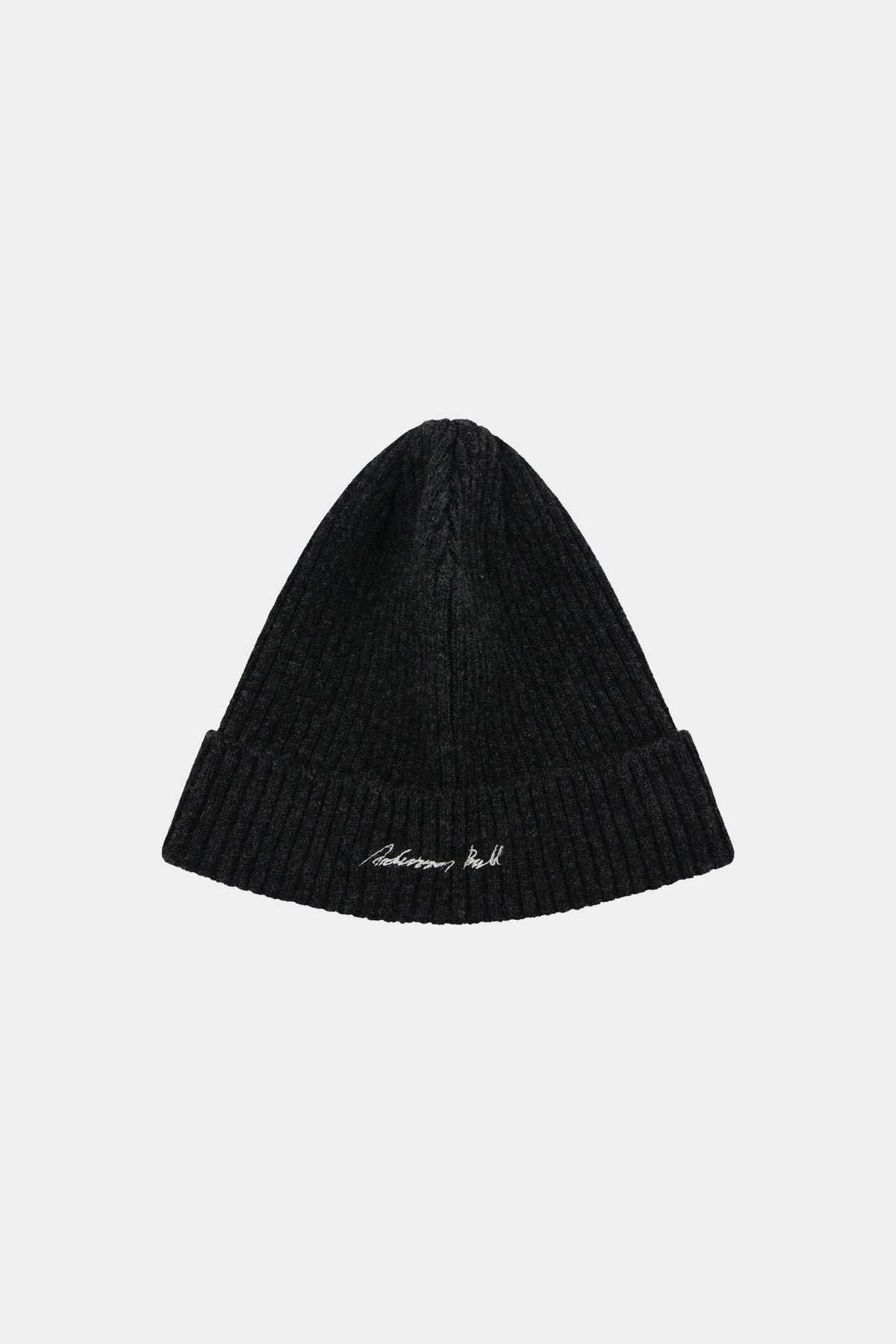 Andersson Bell - Unisex Logo Wool Beanie (Charcoal) product image 5 | TRAB K-Fashion Australia