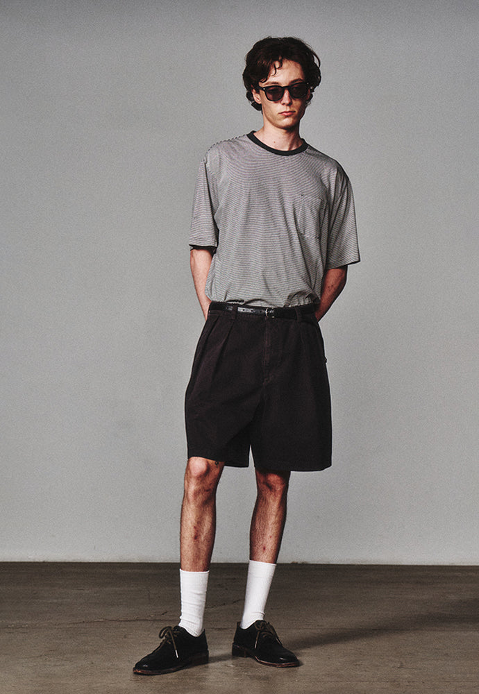 Art if acts - Washed Chino Shorts (Charcoal) product image 4 | TRAB K-Fashion Australia