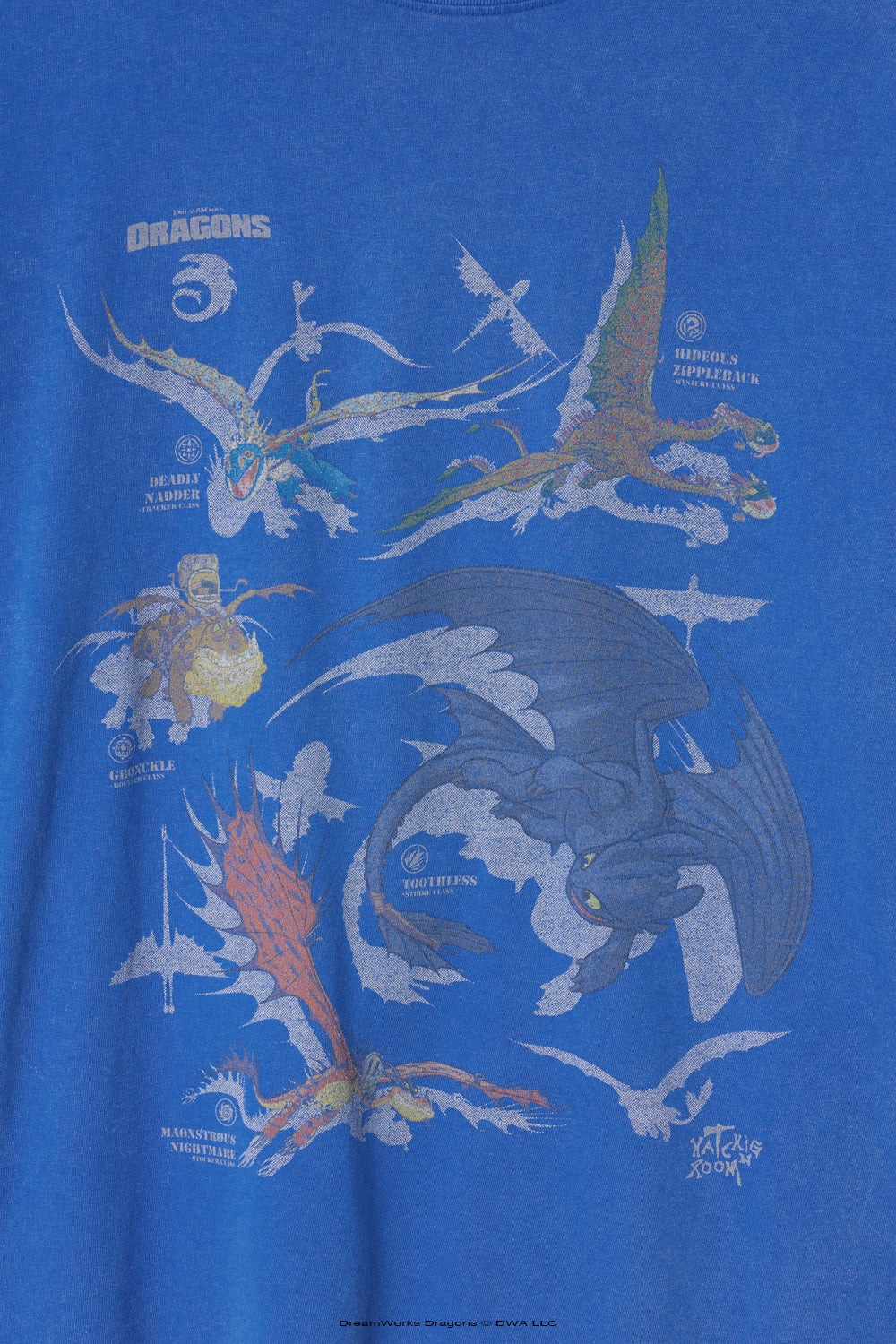 Hatchingroom - Dragons Tee Vintage (Blue) product image 3 | TRAB K-Fashion Australia