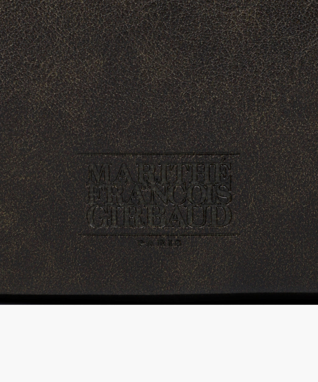 Marithe & Francois Girbaud - Classic Logo Zip Buckle Shoulder Bag (Brown) product image 4 | TRAB K-Fashion Australia