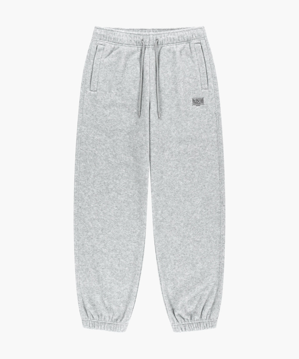 Marithe & Francois Girbaud - Classic Logo Fleece Joggers (Heather Gray) product image 5 | TRAB K-Fashion Australia
