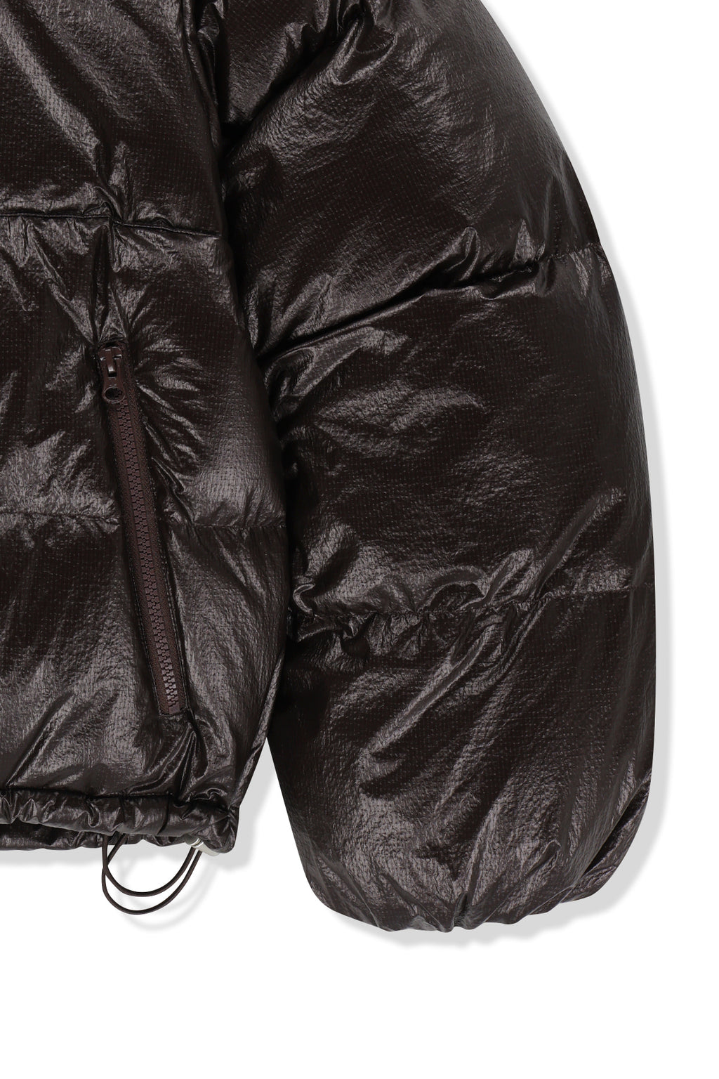 Matin Kim - Small Logo Volume Down Jumper (Dark Brown) product image 4 | TRAB K-Fashion Australia