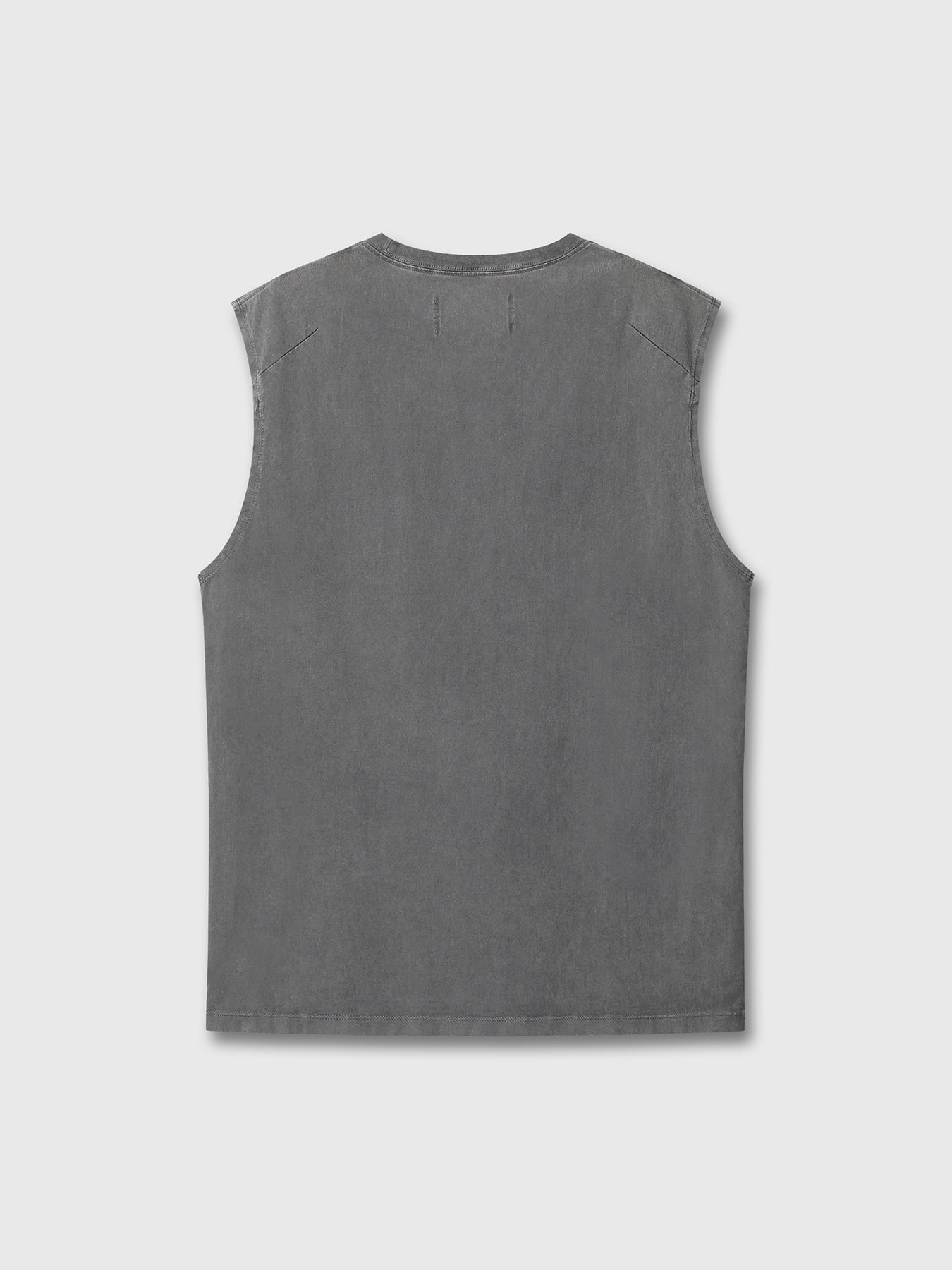 Tonywack - Garment-Dyed Patch Pocket Sleeveless (Faded Carbon) product image 8 | TRAB K-Fashion Australia