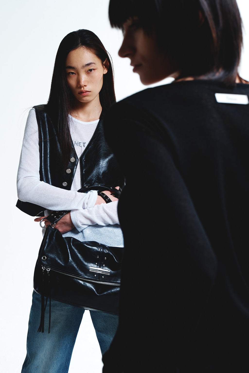 Deinet - Faux Leather Vest (Black) product image 10 | TRAB K-Fashion Australia