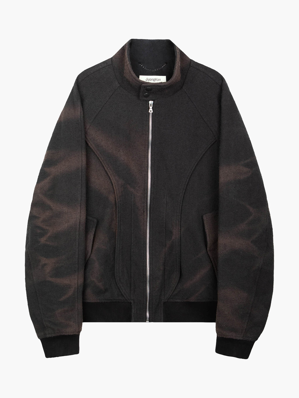 Jiyong Kim - Sun-Bleached High Neck Blouson (Black) product image 9 | TRAB K-Fashion Australia