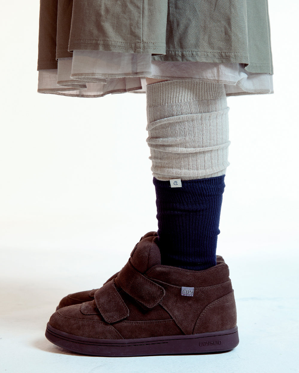 Coyseio - Strap Shirring Skirt (Ash Brown) product image 7 | TRAB K-Fashion Australia