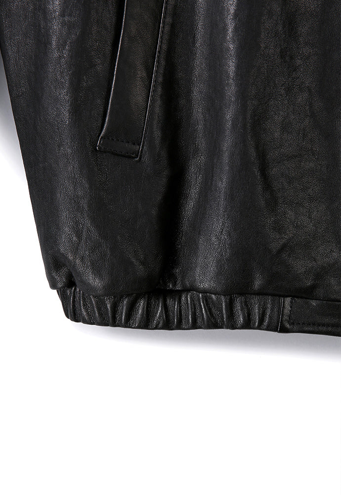 Art if acts - Vegetable Leather Swing Jacket (Black) product image 13 | TRAB K-Fashion Australia