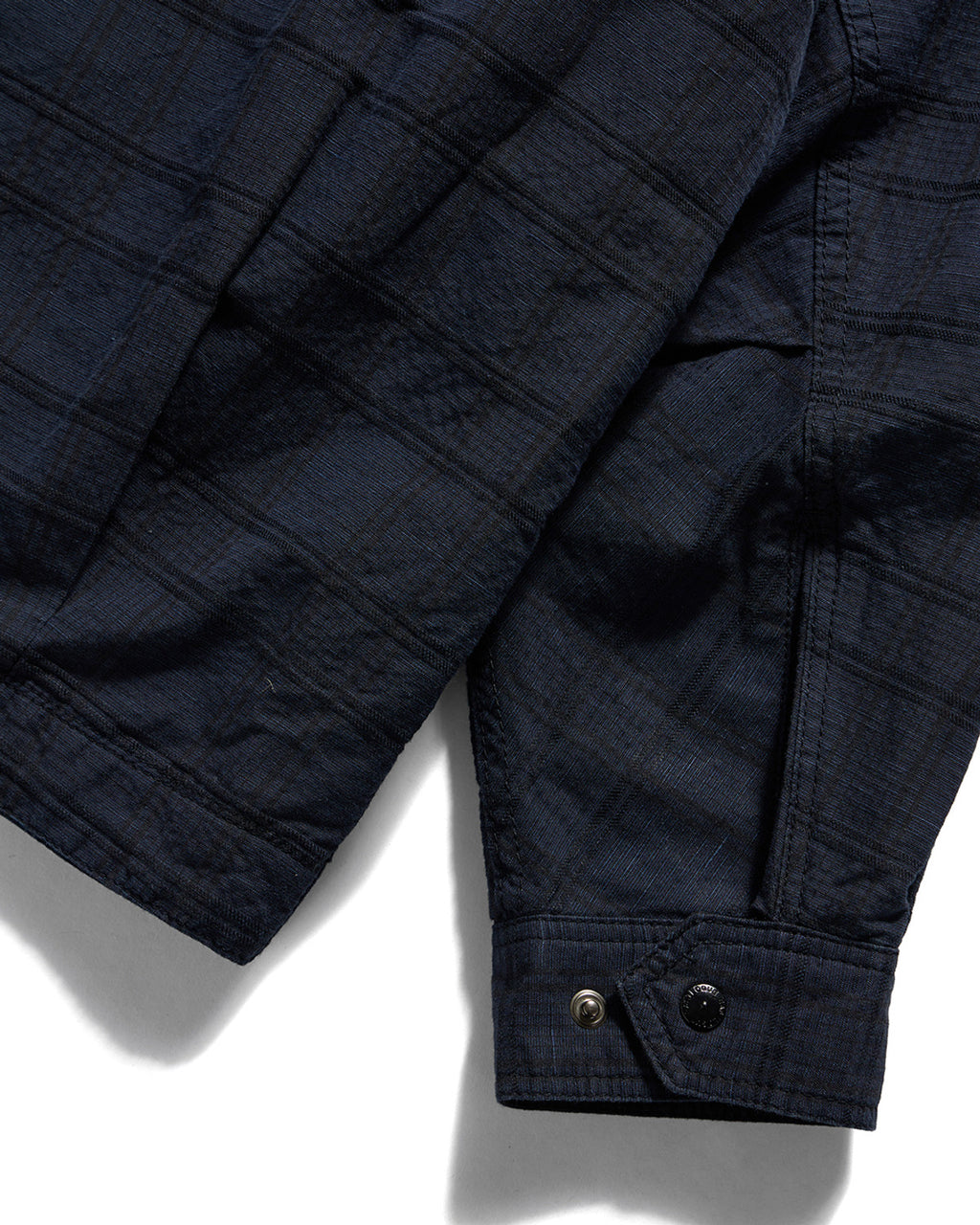 Eastlogue - Breeze Harrington Jumper (Navy Linen Check) product image 9 | TRAB K-Fashion Australia