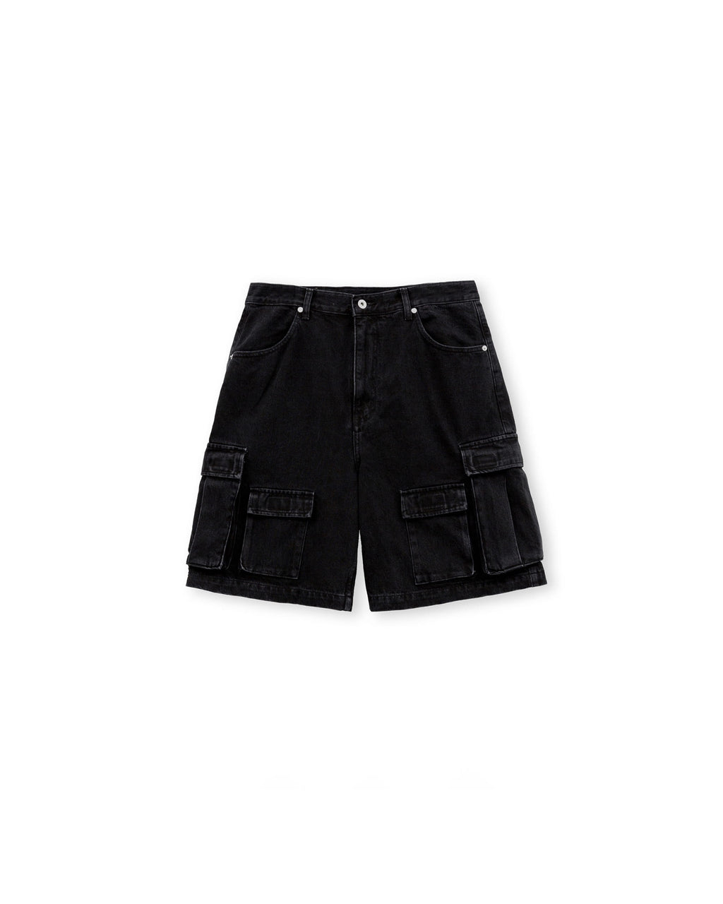 Brownyard - Military Denim Shorts (Black) product image 3 | TRAB K-Fashion Australia