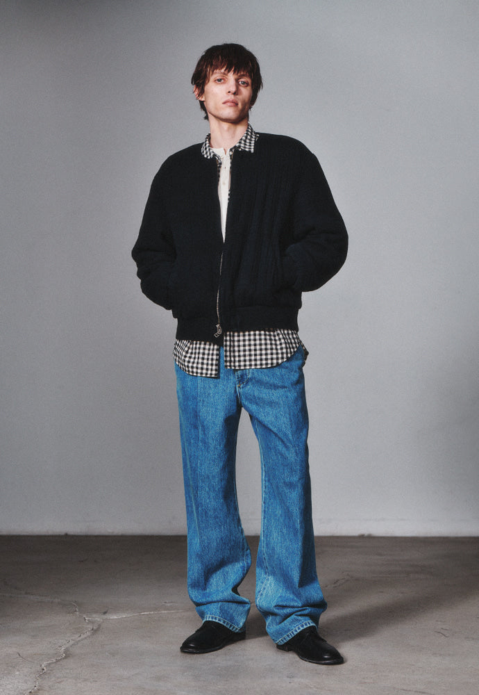 Art if acts - Non Collar Blouson (Faded Black) product image 4 | TRAB K-Fashion Australia