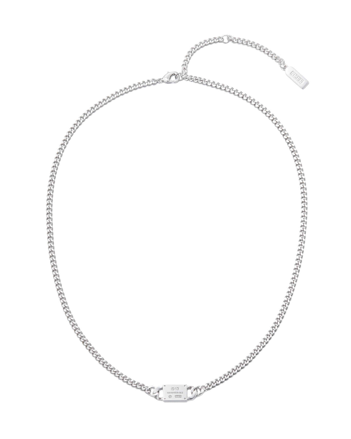 Numbering - Chain Necklace with Plate #5890 product image 4 | TRAB K-Fashion Australia