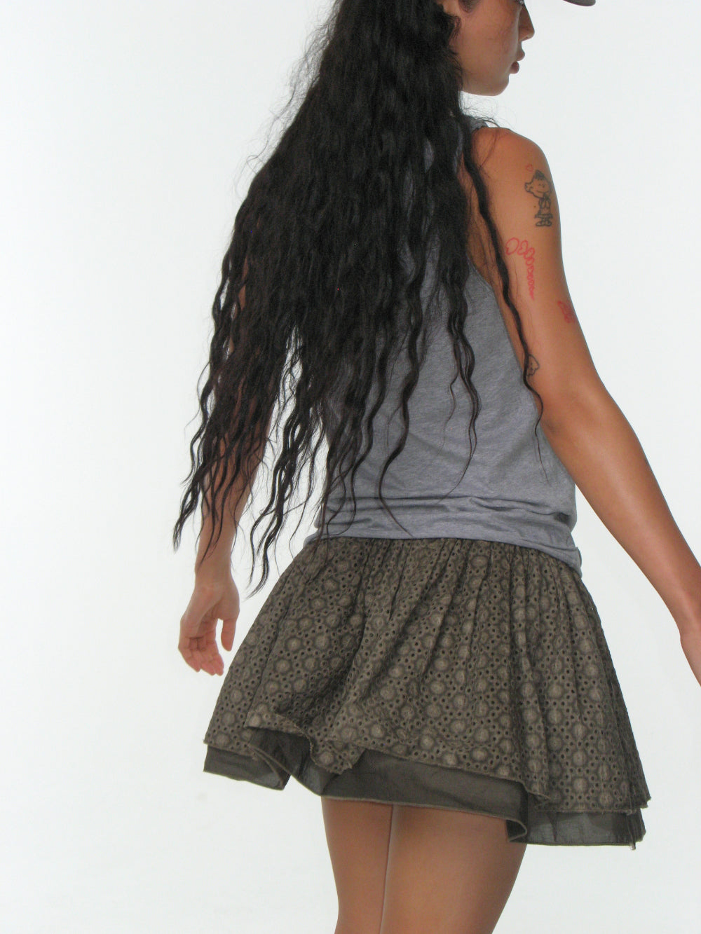 Coyseio - Flower Punching Skirt (Brown) product image 12 | TRAB K-Fashion Australia