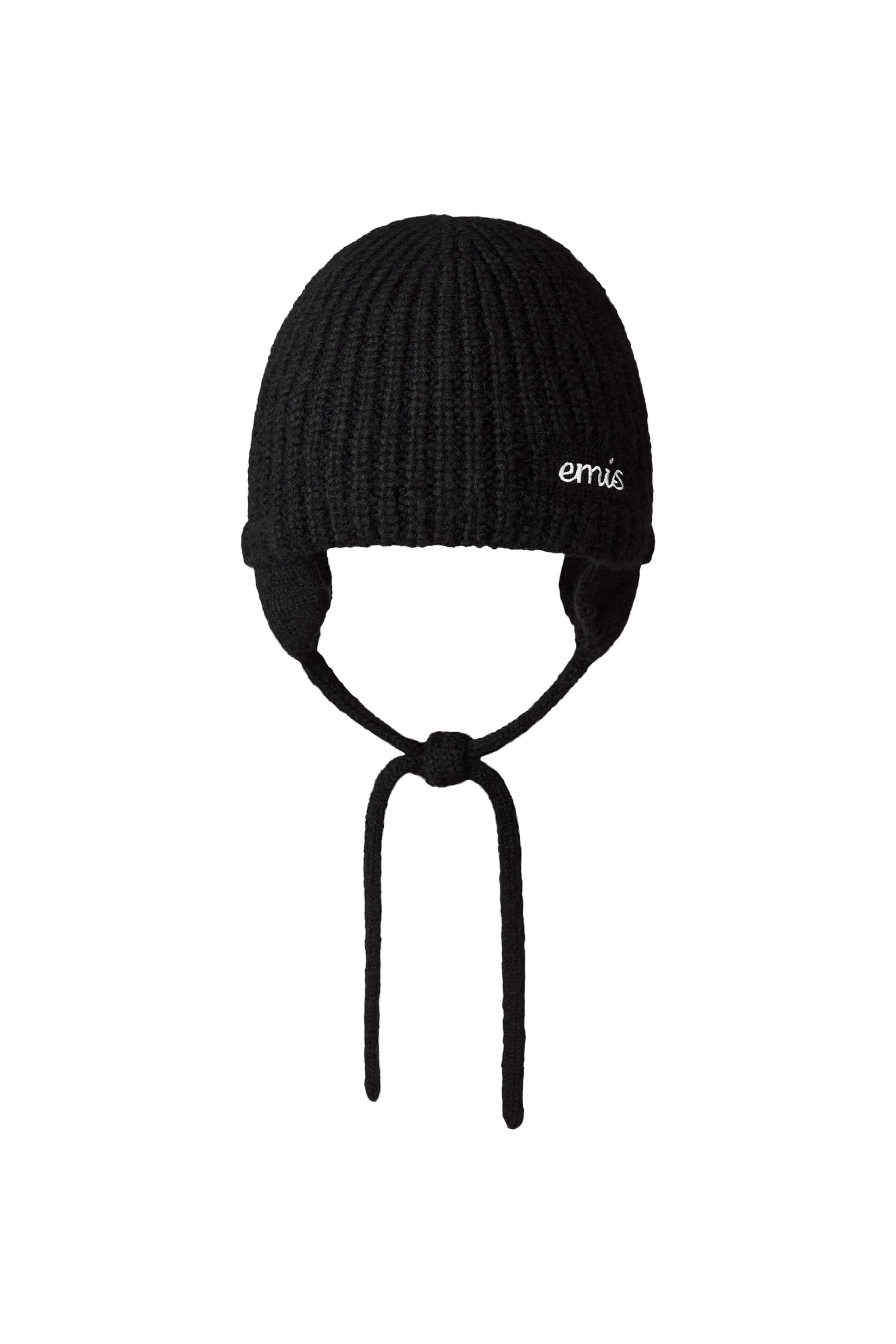 Emis - Earmuff Beanie (Black) product image 1 | TRAB K-Fashion Australia