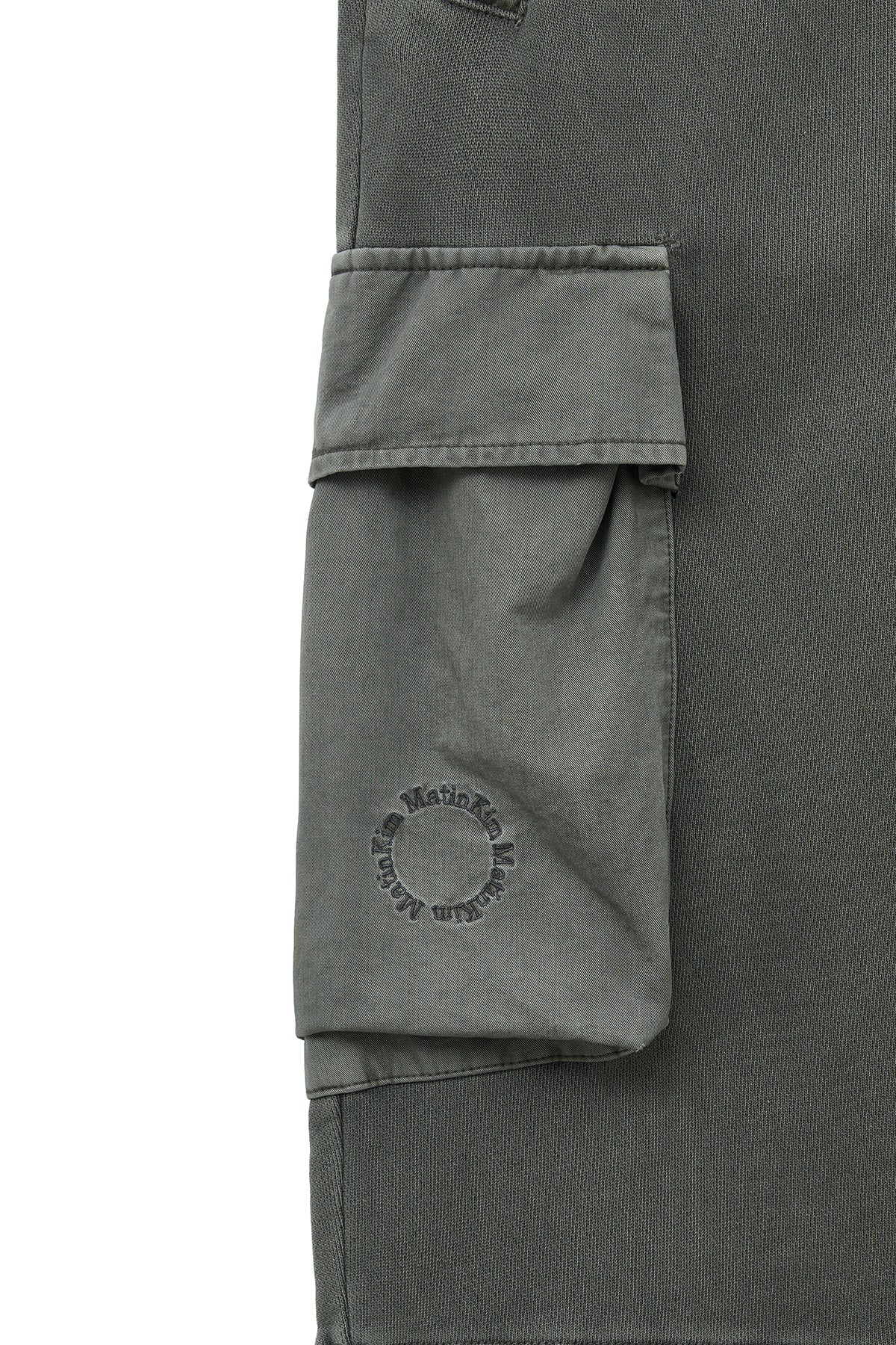 Matin Kim - Pigment Dyed Cargo Pants (Charcoal) product image 5 | TRAB K-Fashion Australia