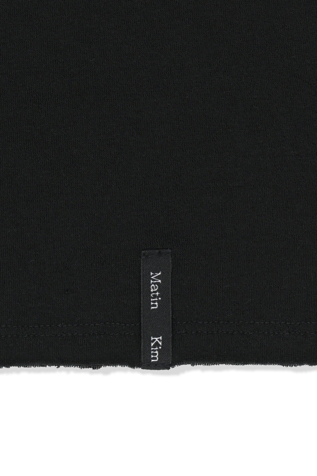Matin Kim - Raw Cut High Neck Top (Black) product image 5 | TRAB K-Fashion Australia