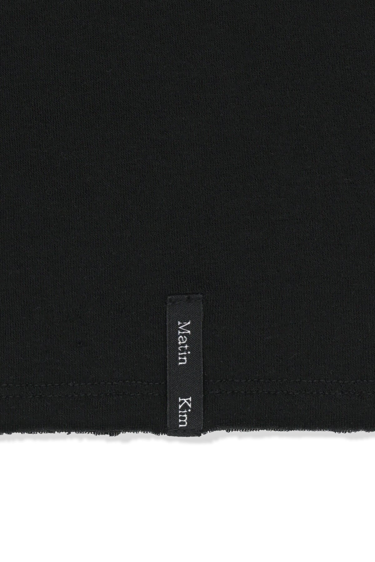 Matin Kim - Raw Cut High Neck Top (Black) product image 5 | TRAB K-Fashion Australia