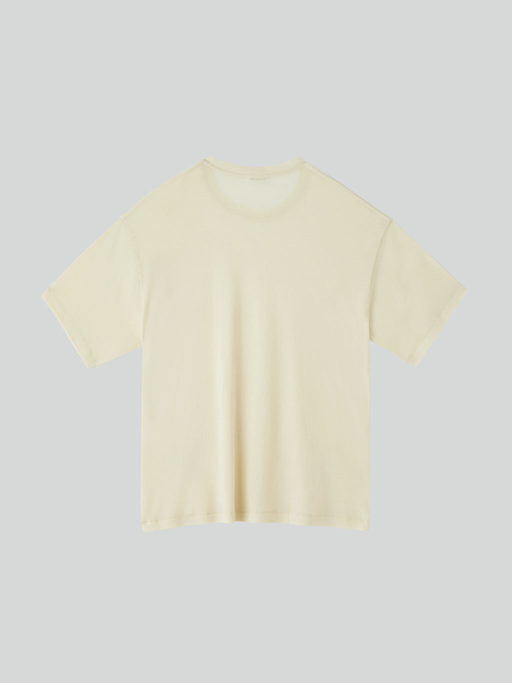 Recto - Loose Fit Sheer T-Shirt (Light Yellow) product image 5 | TRAB K-Fashion Australia