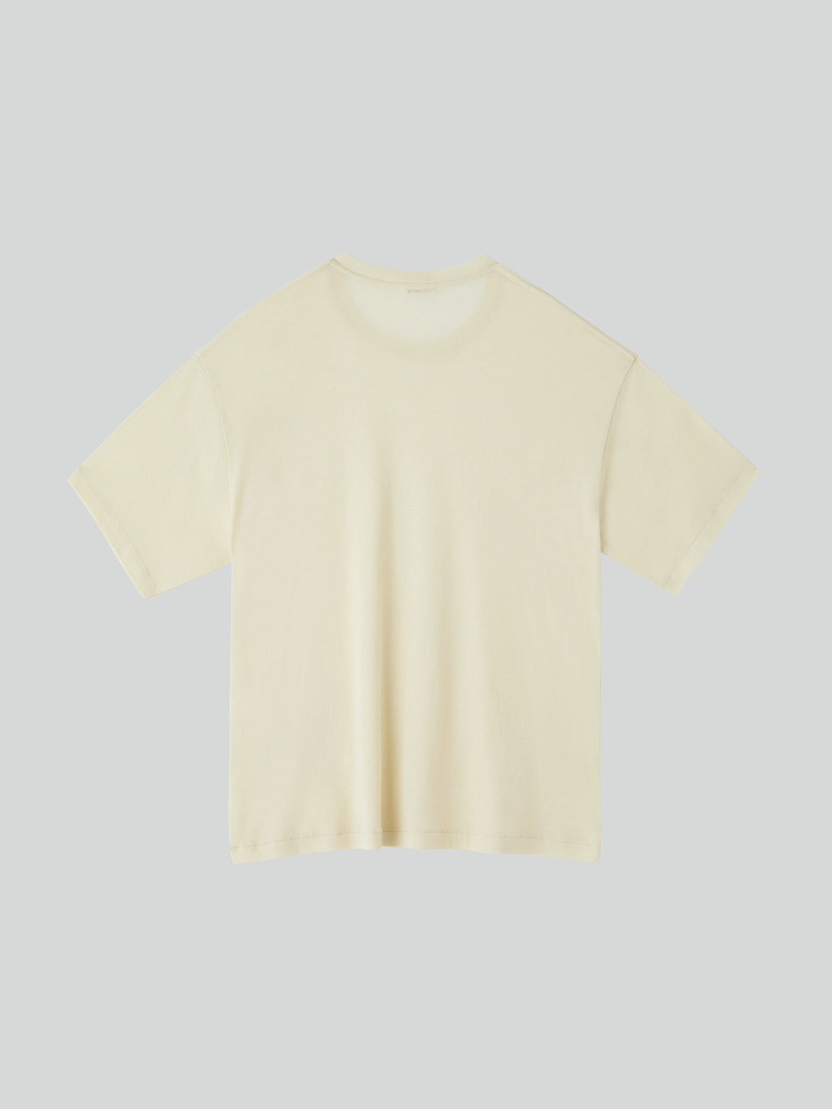 Recto - Loose Fit Sheer T-Shirt (Light Yellow) product image 5 | TRAB K-Fashion Australia