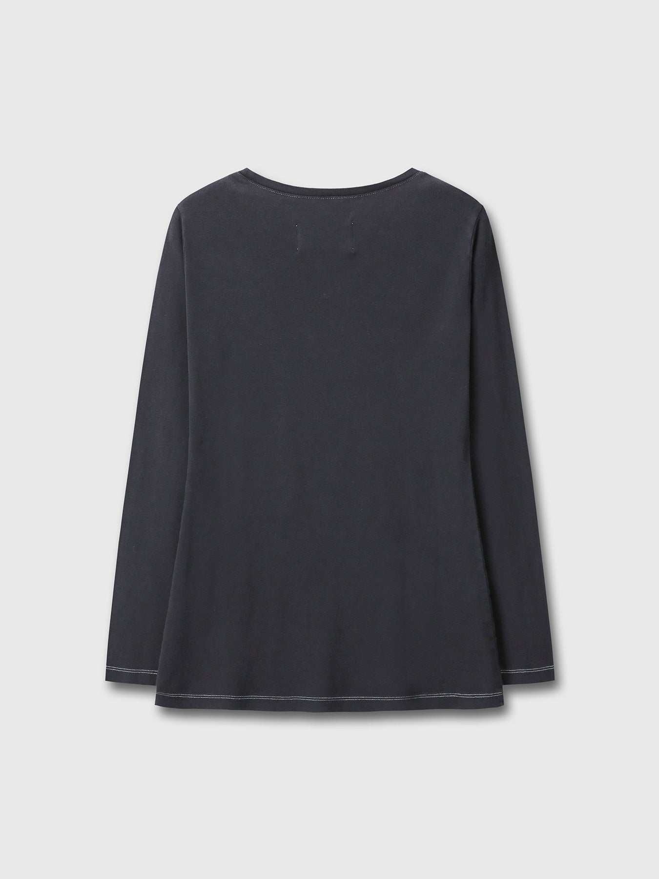 Tonywack - Garment-Dyed Cotton Fitted T-Shirt (Faded Black) product image 8 | TRAB K-Fashion Australia