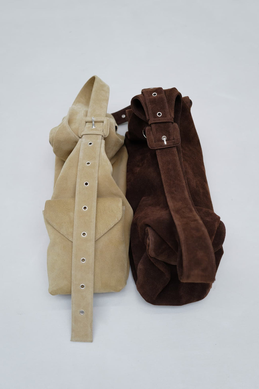 Deinet - Deinet Suede Buckle Bag (Beige) product image 6 | TRAB K-Fashion Australia