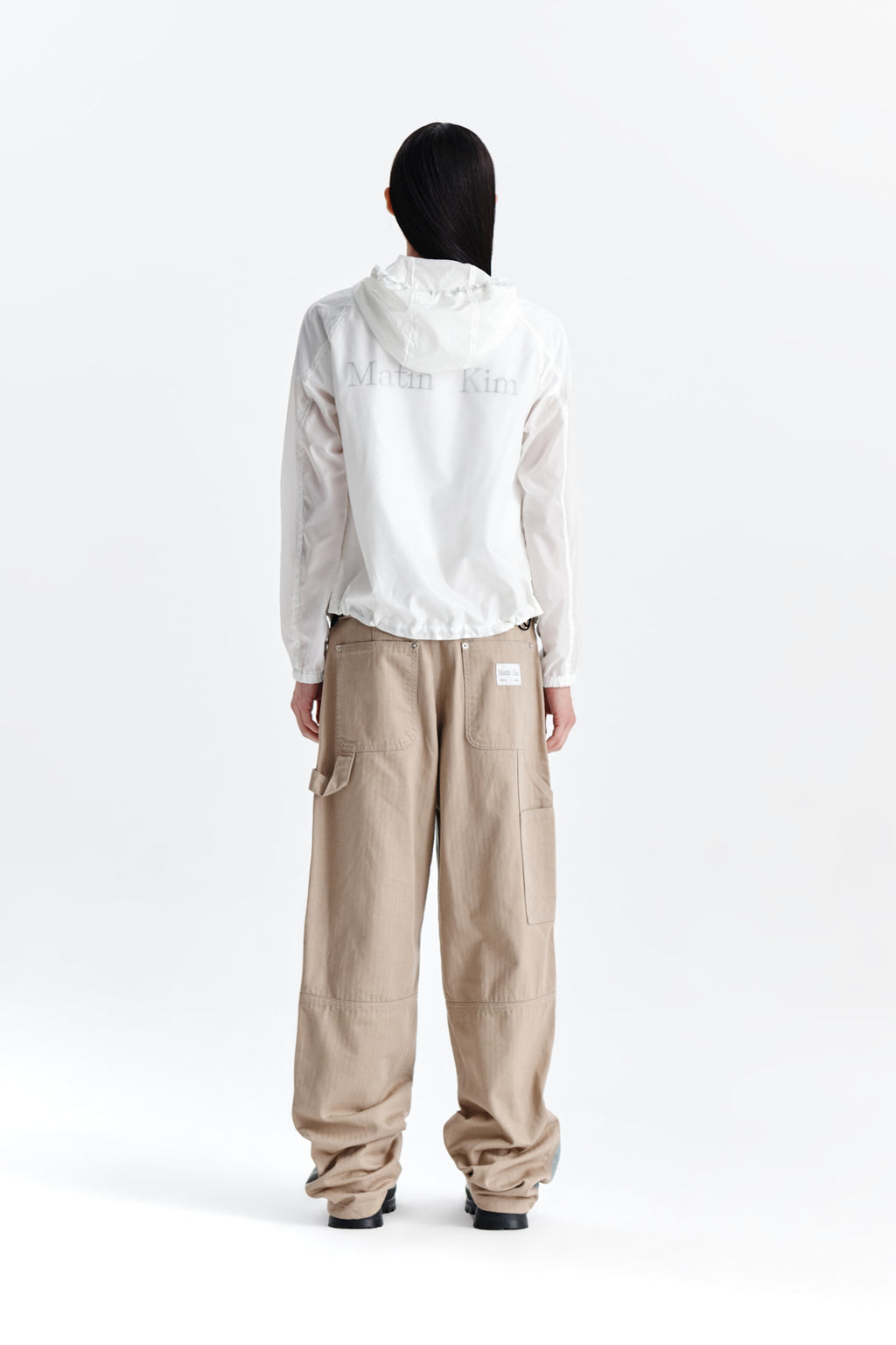 Matin Kim - Light Hoody Windbreaker (White) product image 7 | TRAB K-Fashion Australia