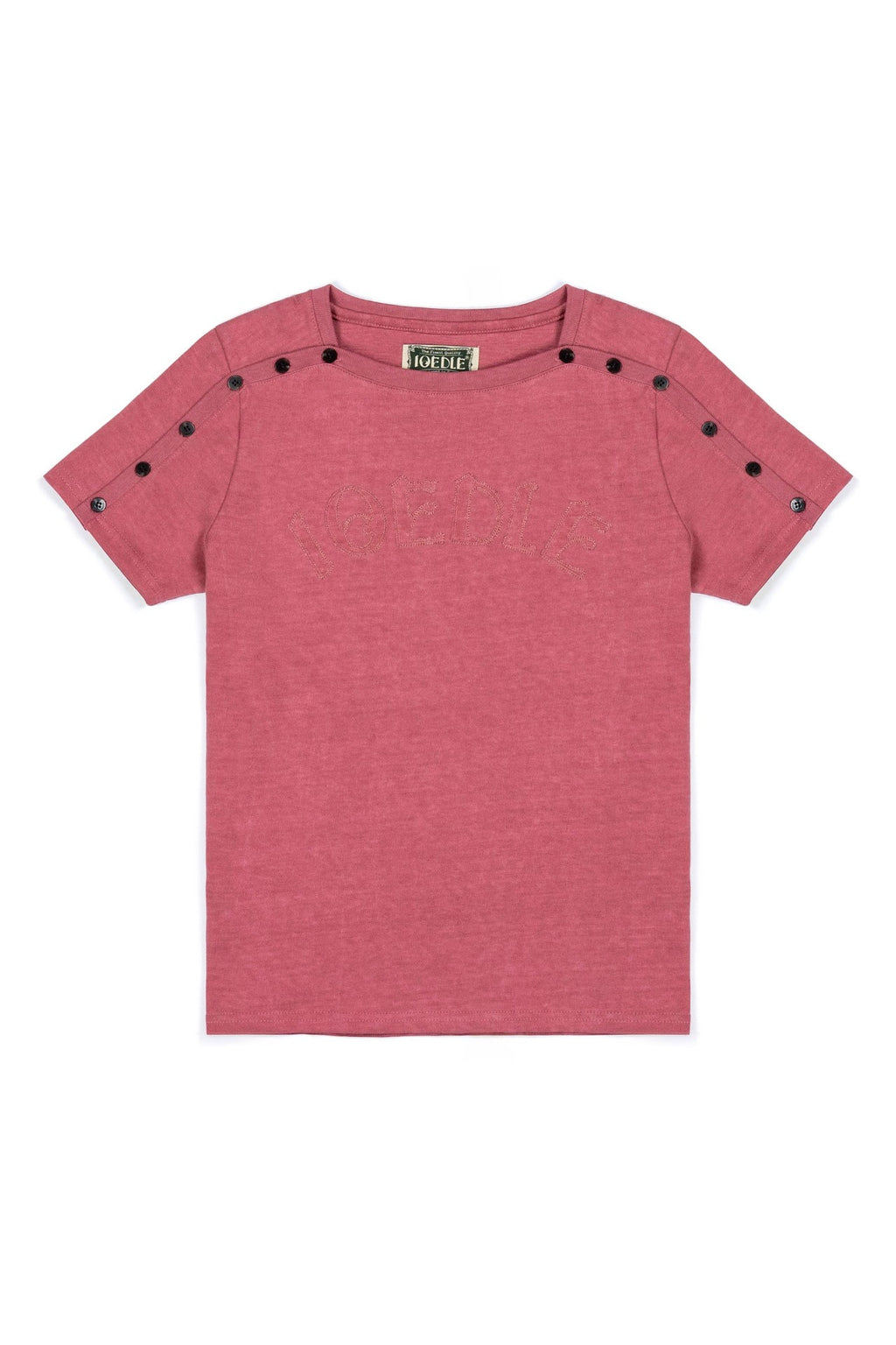 Ioedle - Closure Logo Boat Neck T-Shirt (Red) product image 3 | TRAB K-Fashion Australia