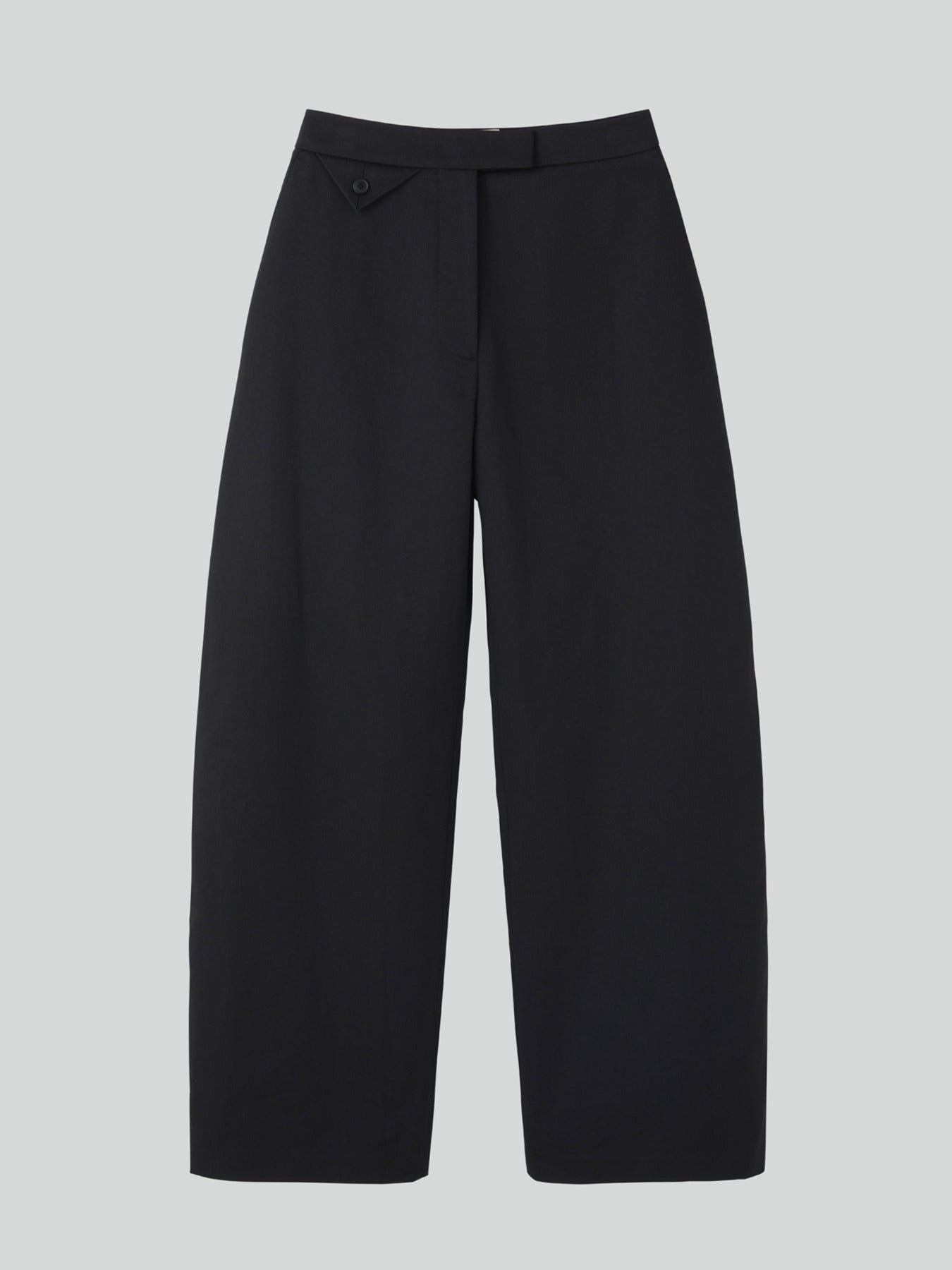 Recto - High-Rise Curved Legs Pants (Black) product image 1 | TRAB K-Fashion Australia