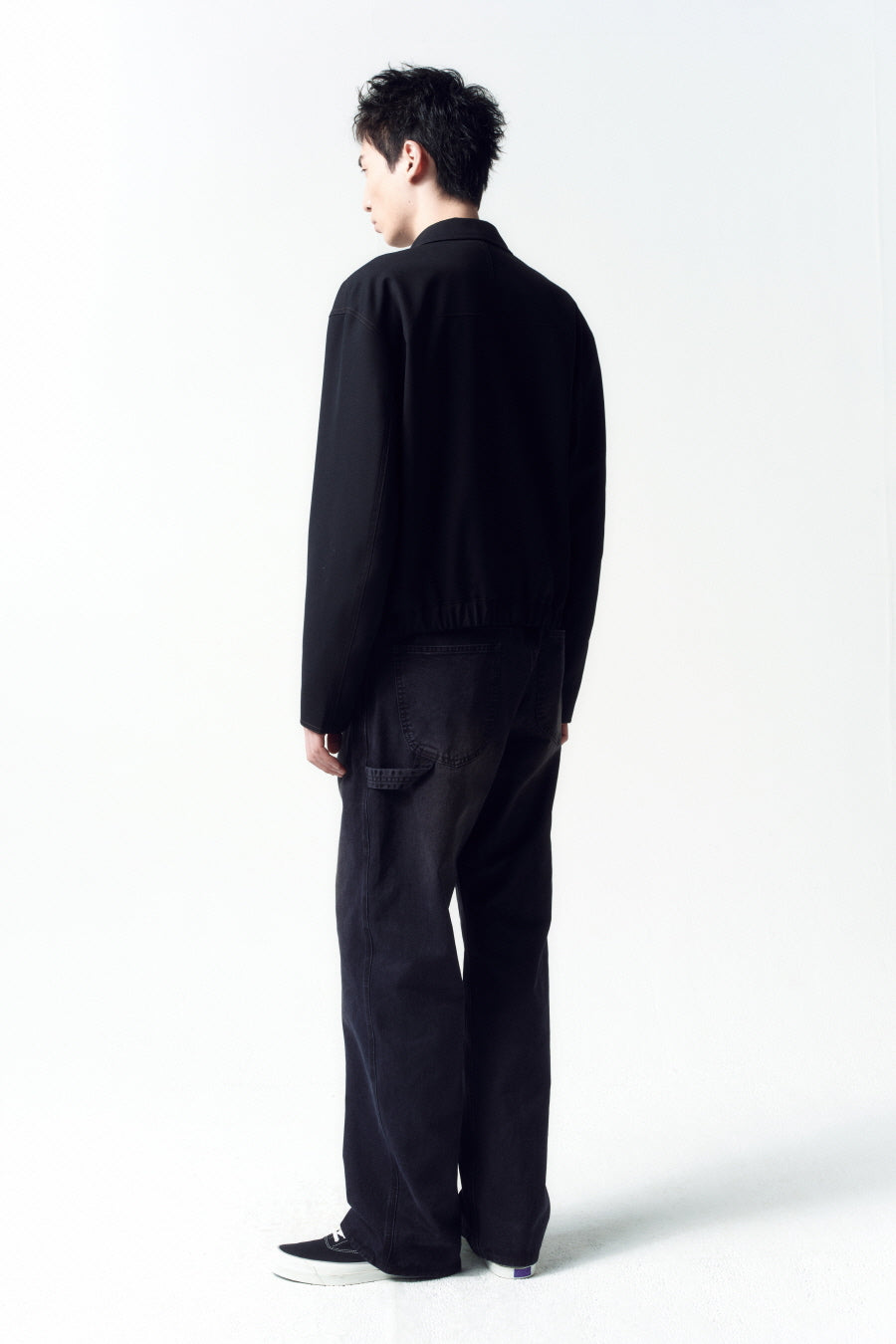 Insilence - Brushed Cotton Work Pants (Faded Black) product image 6 | TRAB K-Fashion Australia