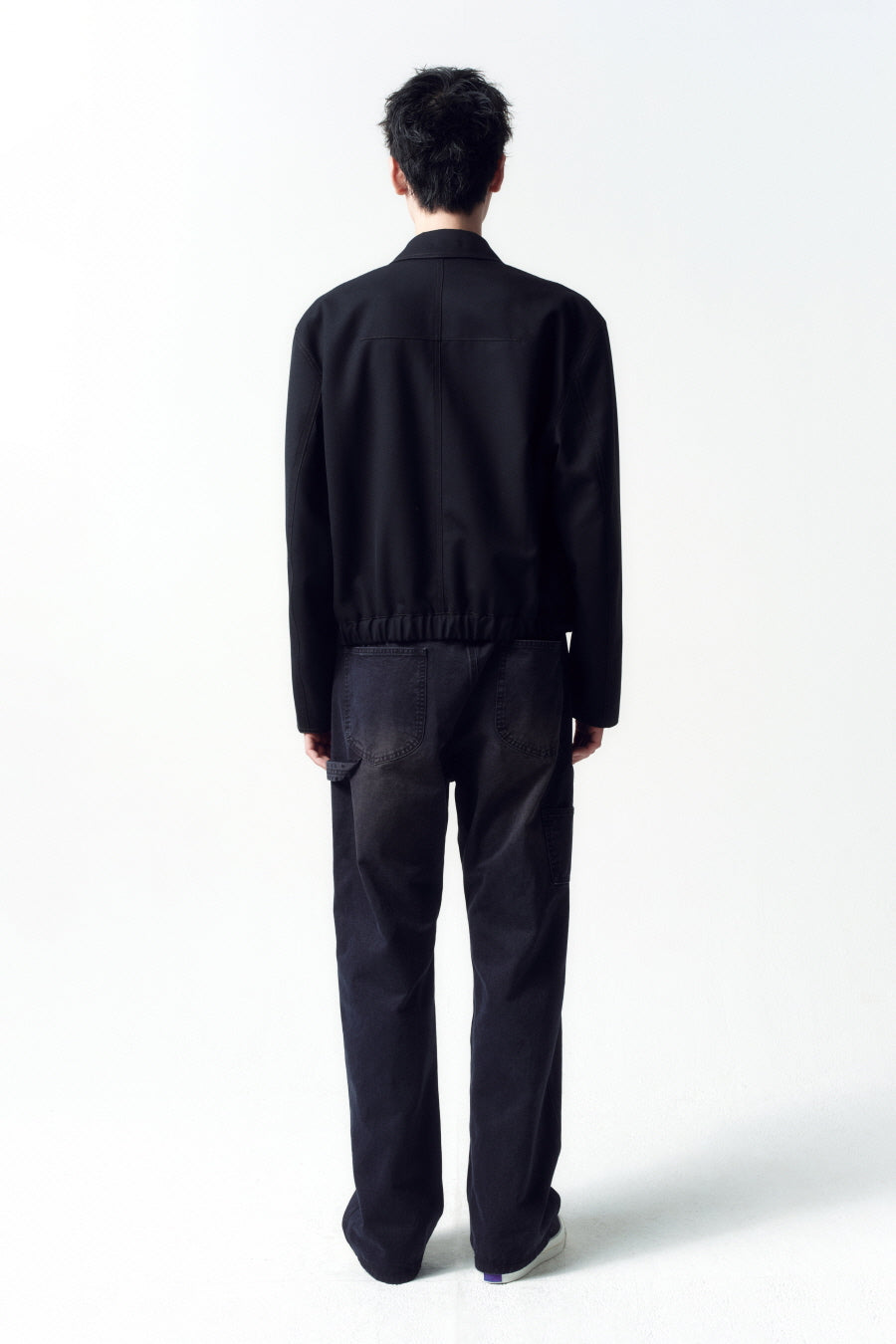 Insilence - Wool Drizzler Blouson (Black) product image 4 | TRAB K-Fashion Australia