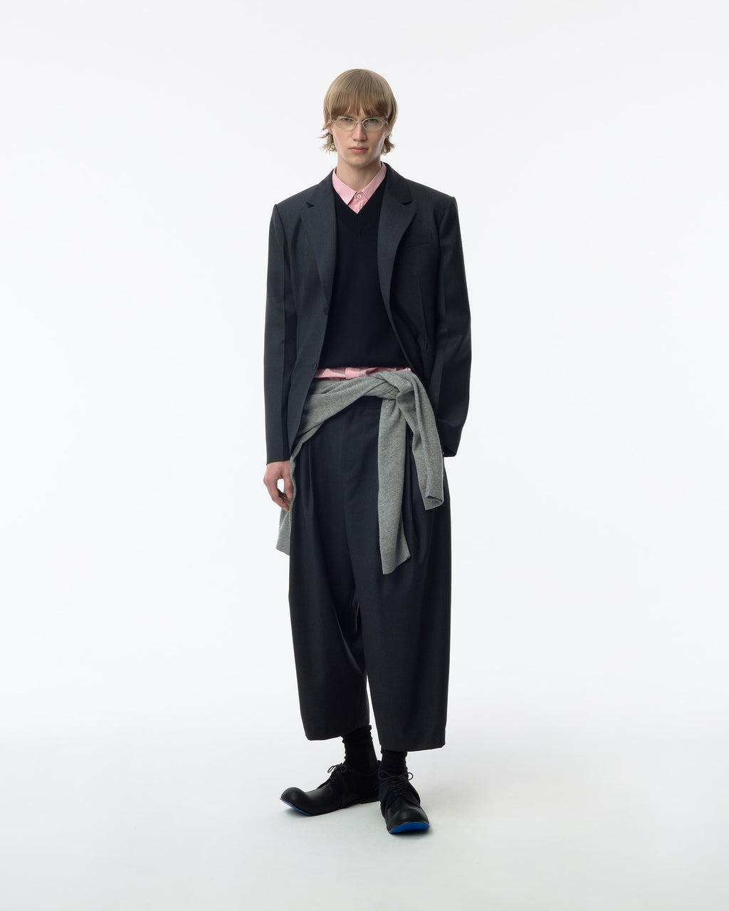 Ader Error - Sig; BK Tag blazer 01 (Grey) product image 11 | TRAB K-Fashion Australia