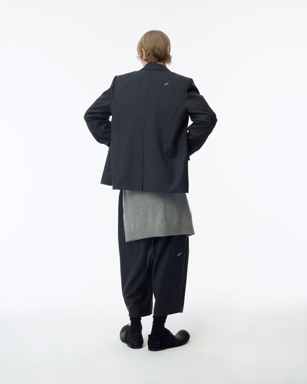 Ader Error - Sig; BK Tag blazer 01 (Grey) product image 12 | TRAB K-Fashion Australia