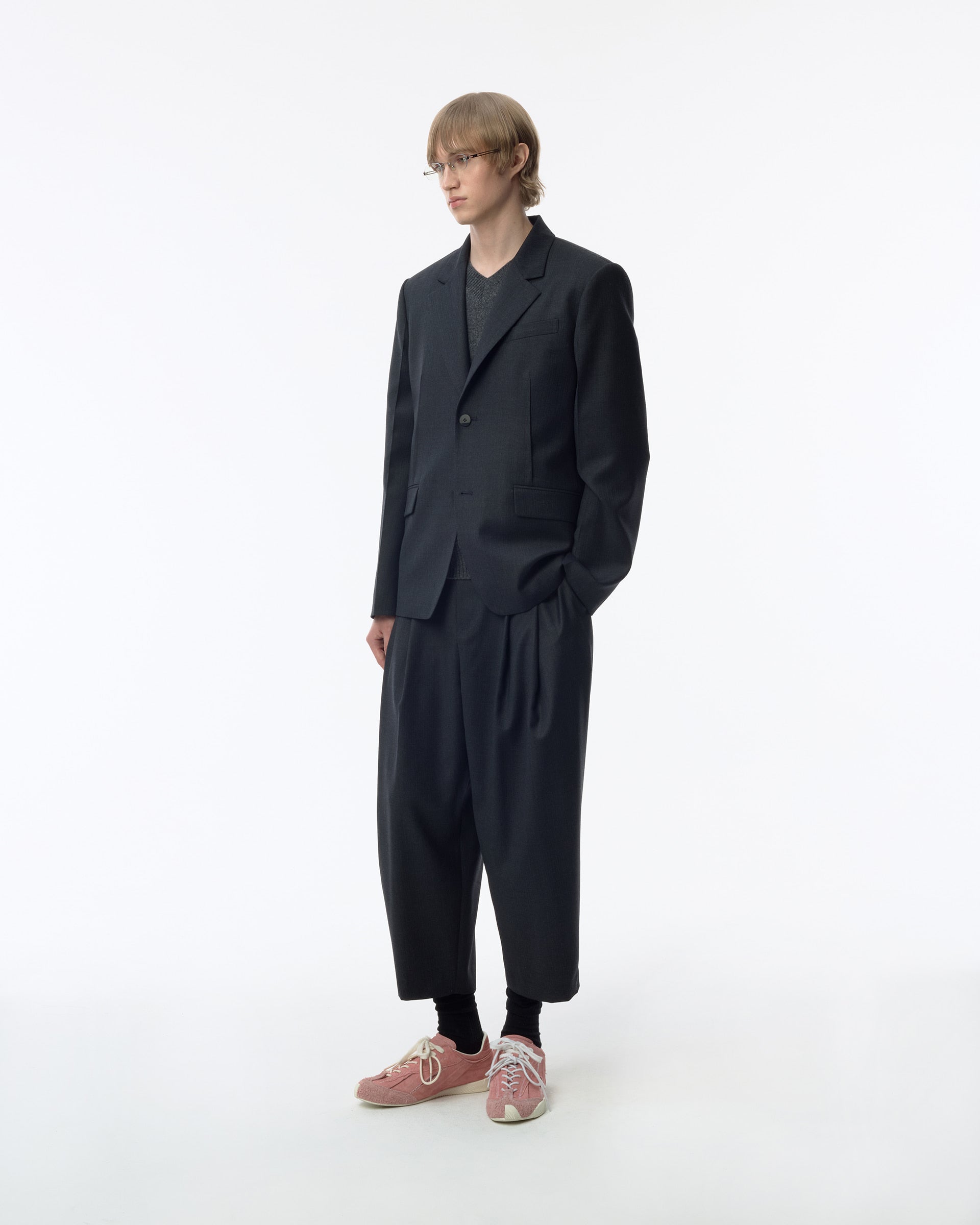 Ader Error - Sig; BK Tag blazer 01 (Grey) product image 13 | TRAB K-Fashion Australia