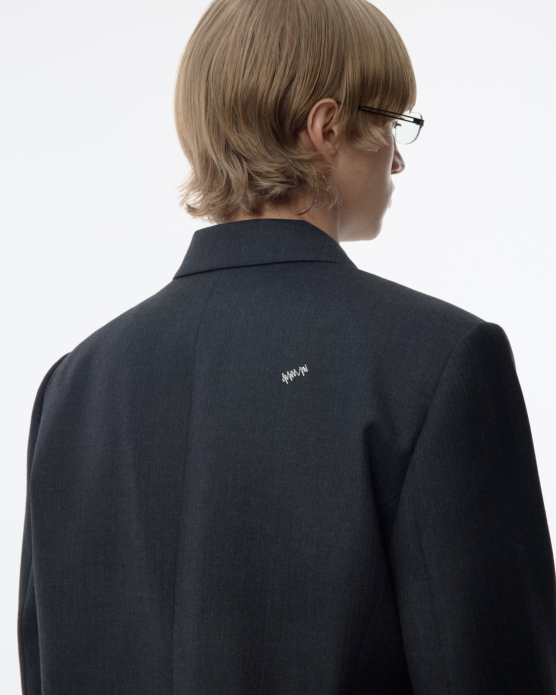 Ader Error - Sig; BK Tag blazer 01 (Grey) product image 19 | TRAB K-Fashion Australia