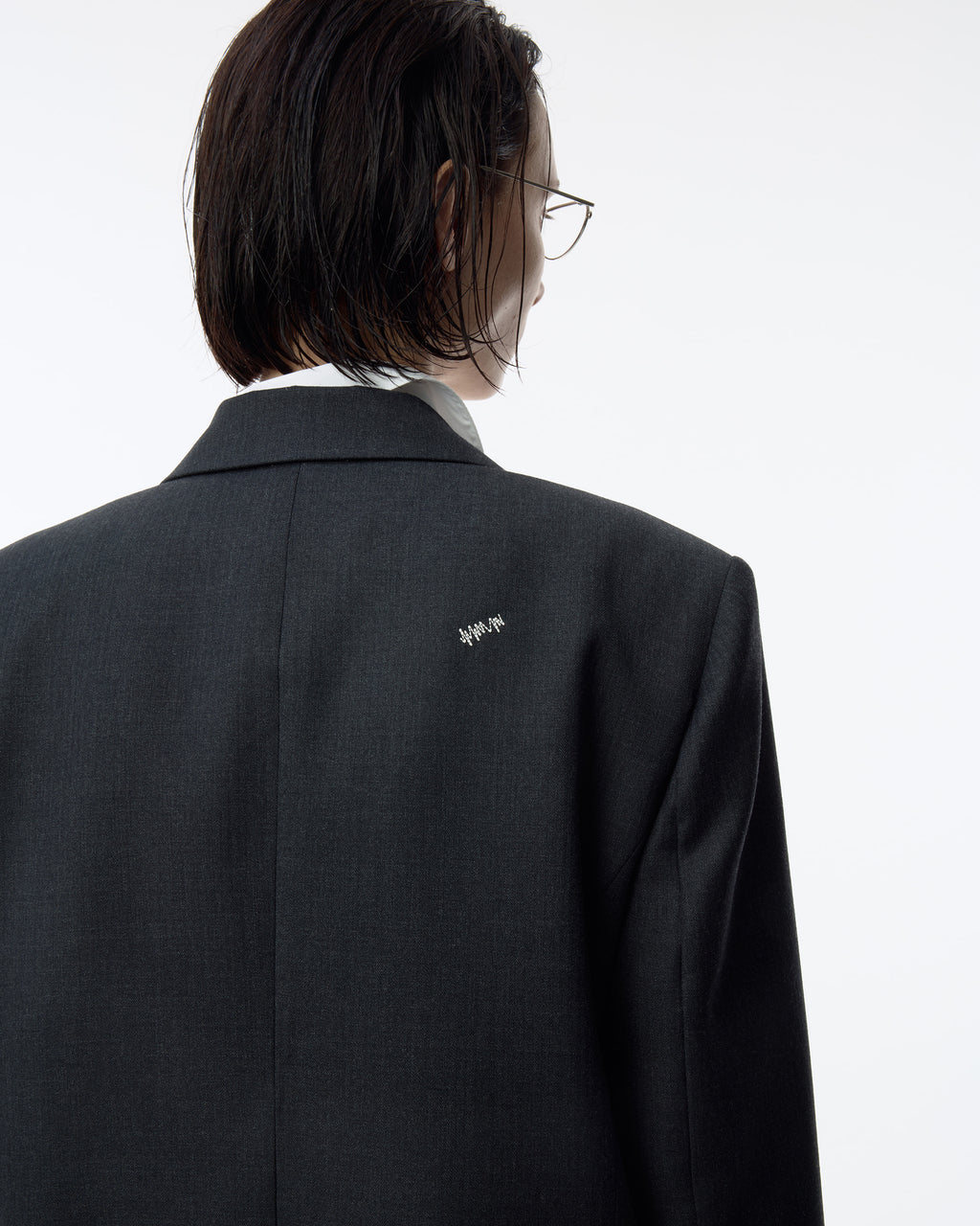 Ader Error - Sig; BK Tag blazer 01 (Grey) product image 8 | TRAB K-Fashion Australia