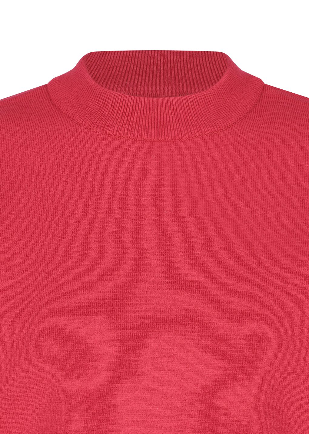 Amomento - Rounded half knit top (Red) product image 4 | TRAB K-Fashion Australia