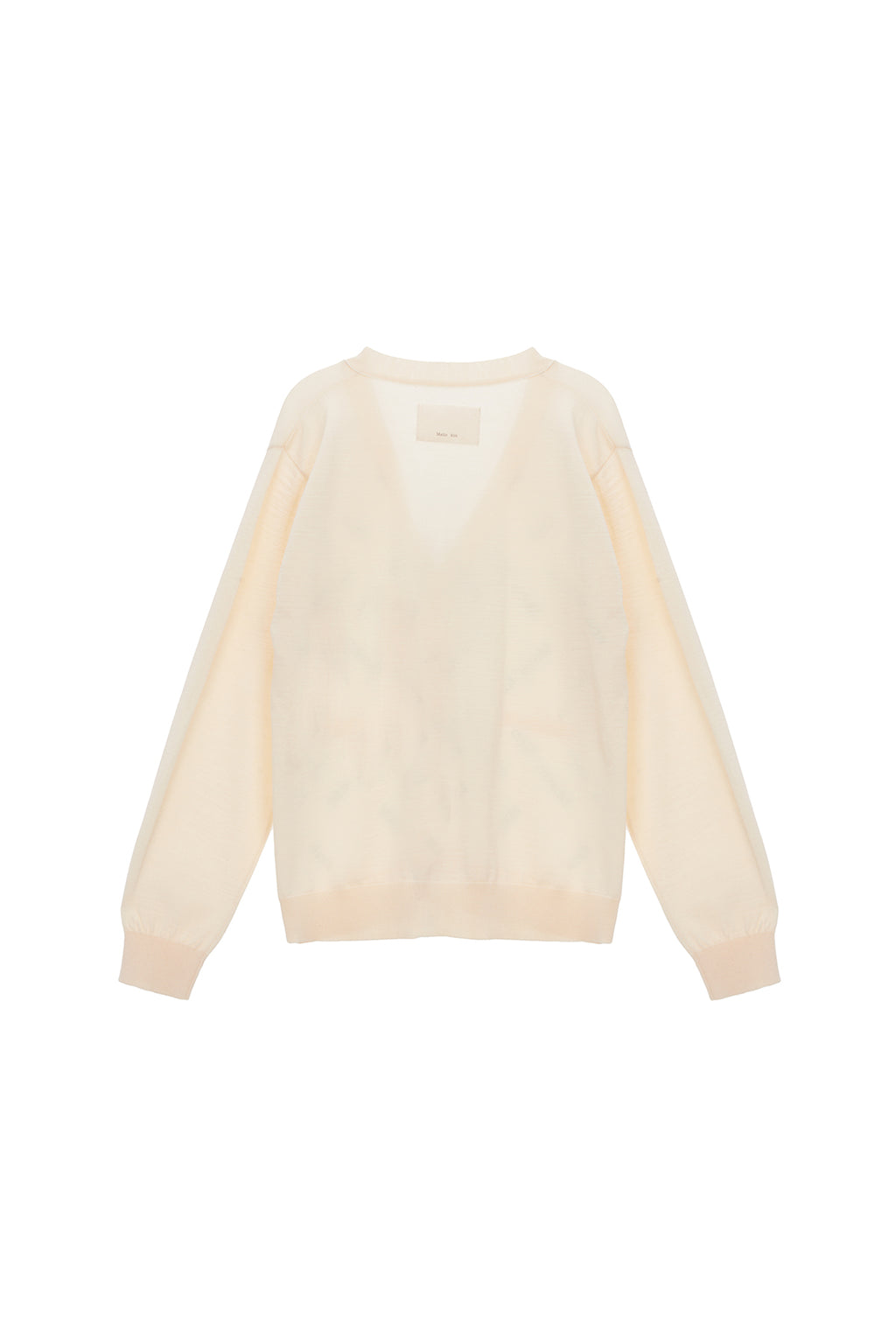 Matin Kim - Matin Zigzag Print Cardigan (Ivory) product image 2 | TRAB K-Fashion Australia