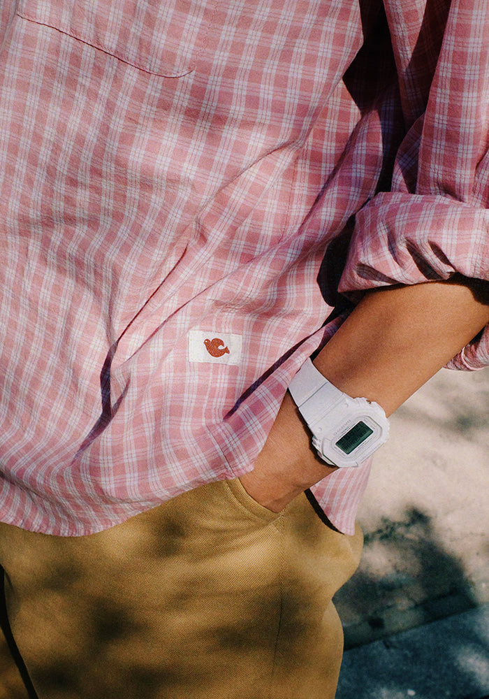 Collect Pieces - Peace Bird Shirts (Checked Pink) product image 10 | TRAB K-Fashion Australia