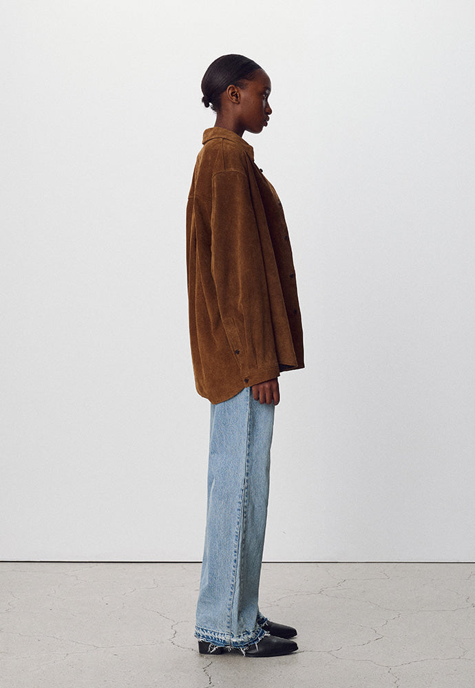 Tonywack - Flared Reconstructed Denim Jeans (Washed Light Blue) product image 3 | TRAB K-Fashion Australia