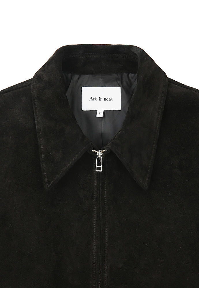 Art if acts - Suede 60's Sports Jacket (Black) product image 12 | TRAB K-Fashion Australia